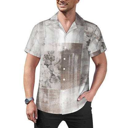 Men Hawaiian Casual Short Sleeve Shirt 2307100360
