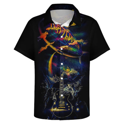 Men's Fashion Casual Printed Short Sleeve Shirts 2306101515