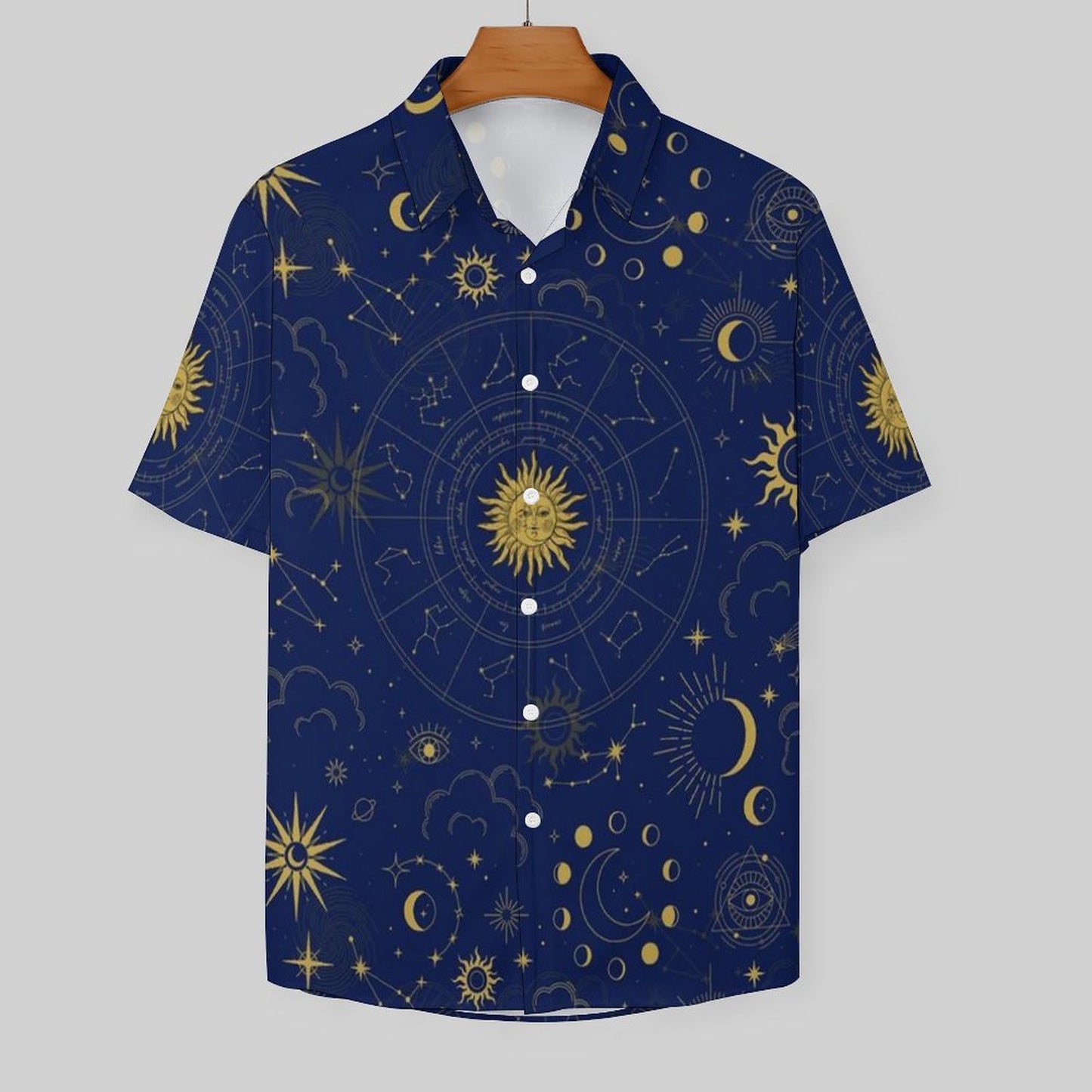 Men's Fashion Casual Printed Short Sleeve Shirts 2306100973