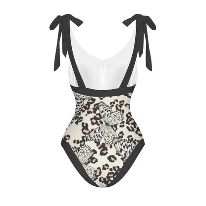 Casual Printed One-Piece Swimsuit And Cover Up 2305102872