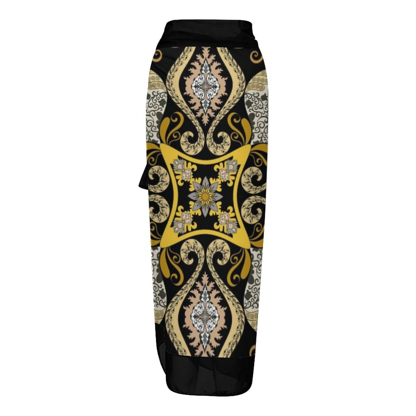 Casual Printed One-Piece Swimsuit And Cover Up 2305102661