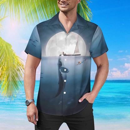 Men's Hawaiian Print Casual Shirt 2304109840