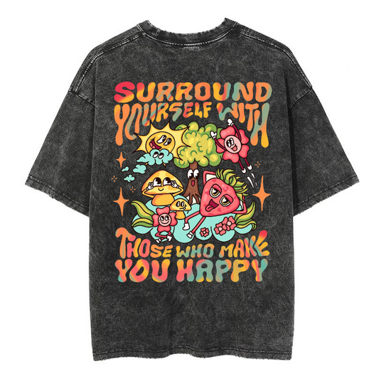 Mens Cotton Wash Solid T-Shirts Oversized Unisex Short Sleeve Streetwear Rap Hip Hop Basic Tee Tops