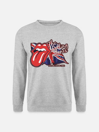 Unisex Round Neck Casual Printed Long Sleeve Sweatshirt