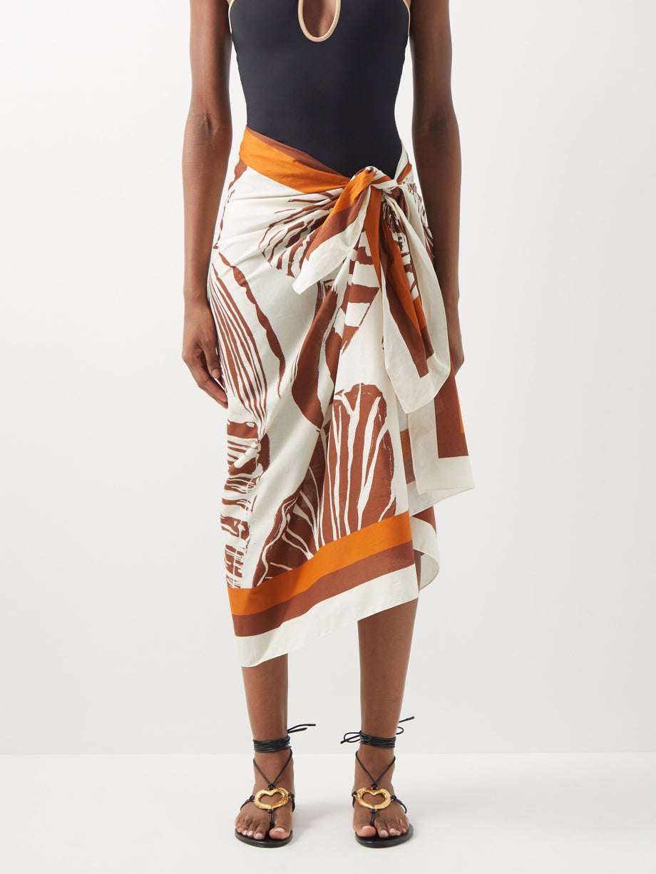 Solid Cutout One-Piece Swimsuit and Coverup