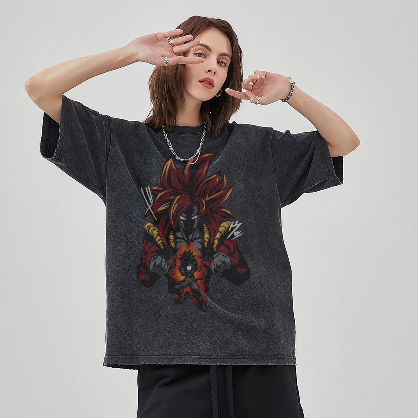 Unisex Vintage Solid Wash T-Shirts 2305103020