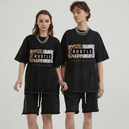 Unisex Vintage Solid Wash T-Shirts 2305102846