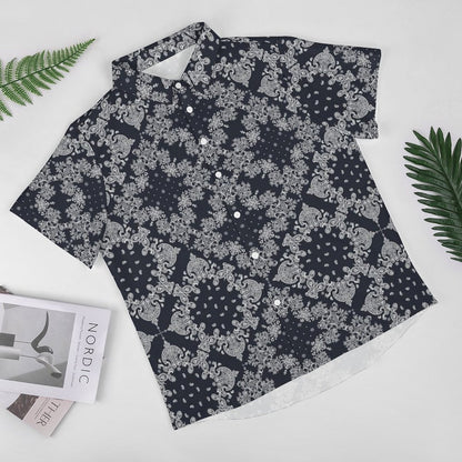 Men's Fashion Casual Printed Short Sleeve Shirts 2306101352