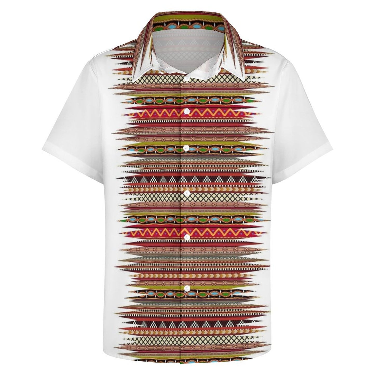 Men's Fashion Casual Printed Short Sleeve Shirts 2306101505