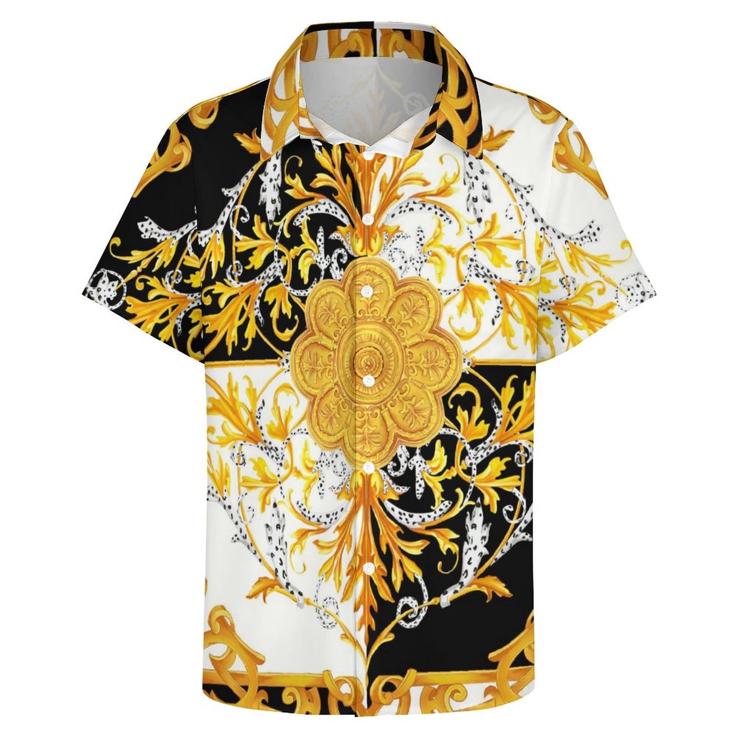 Men's Fashion Casual Printed Short Sleeve Shirts 2306100024