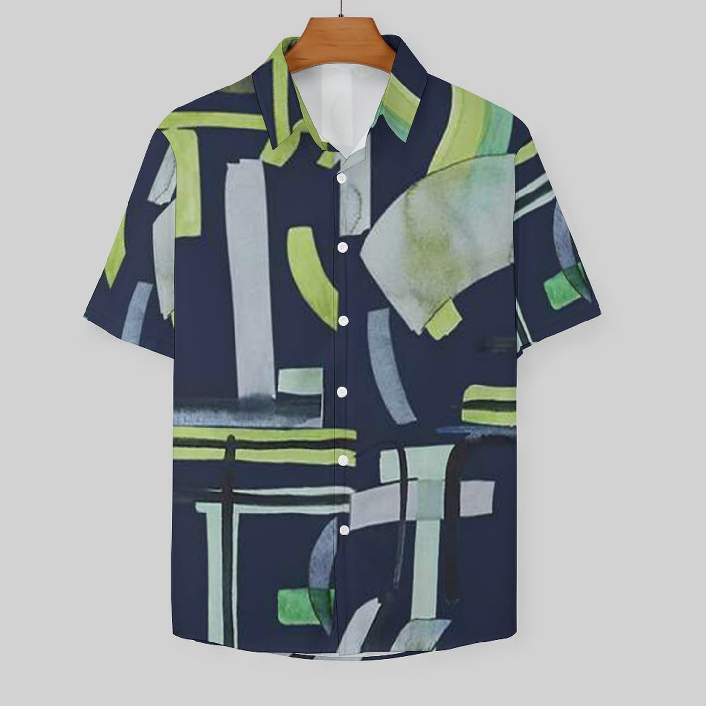 Men's Fashion Casual Printed Short Sleeve Shirts 2305107113
