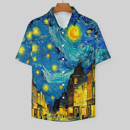 Men's Hawaiian Print Resort Shirt 2305101774