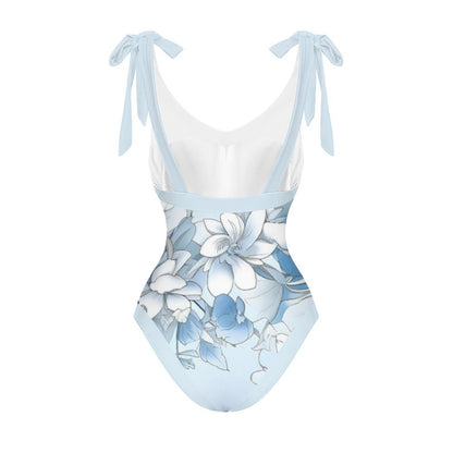 Casual Printed One Piece Swimsuit And Cover Up 2306103046