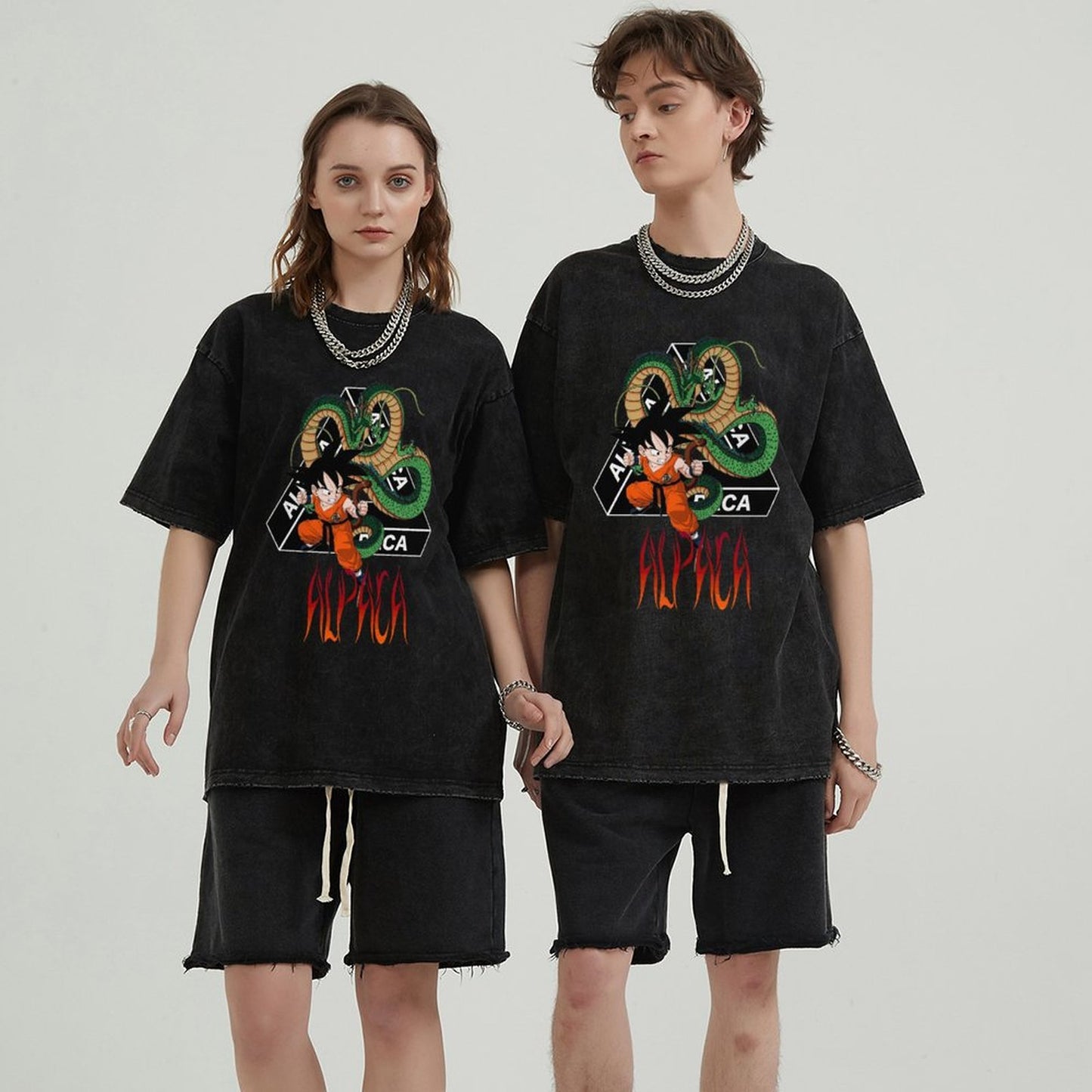 Unisex Vintage Solid Wash T-Shirts 2305103539