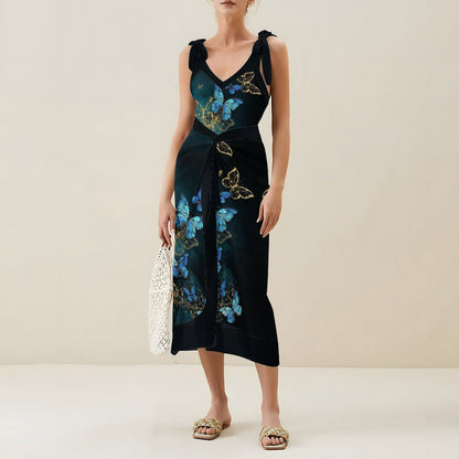Casual Printed One Piece Swimsuit And Cover Up 2306101699