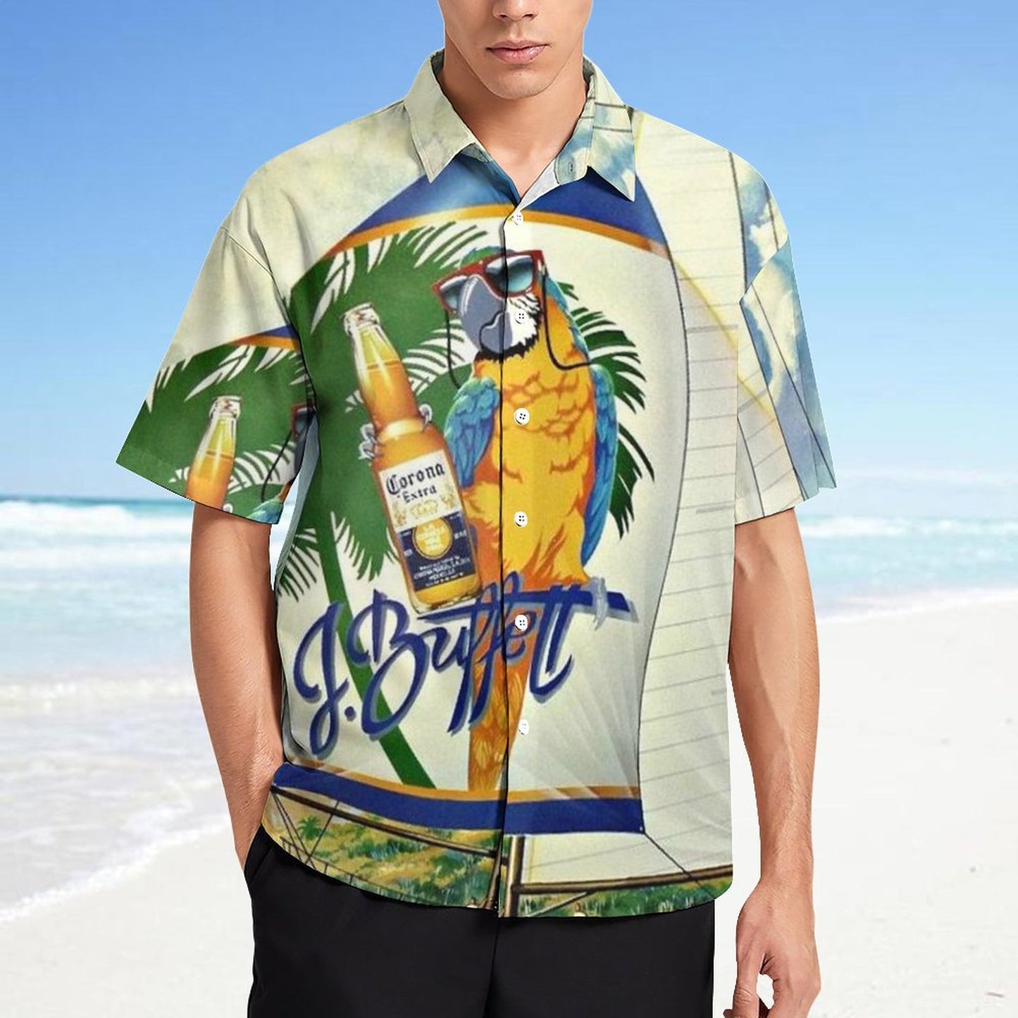 Men's Fashion Casual Printed Short Sleeve Shirts 2306100840