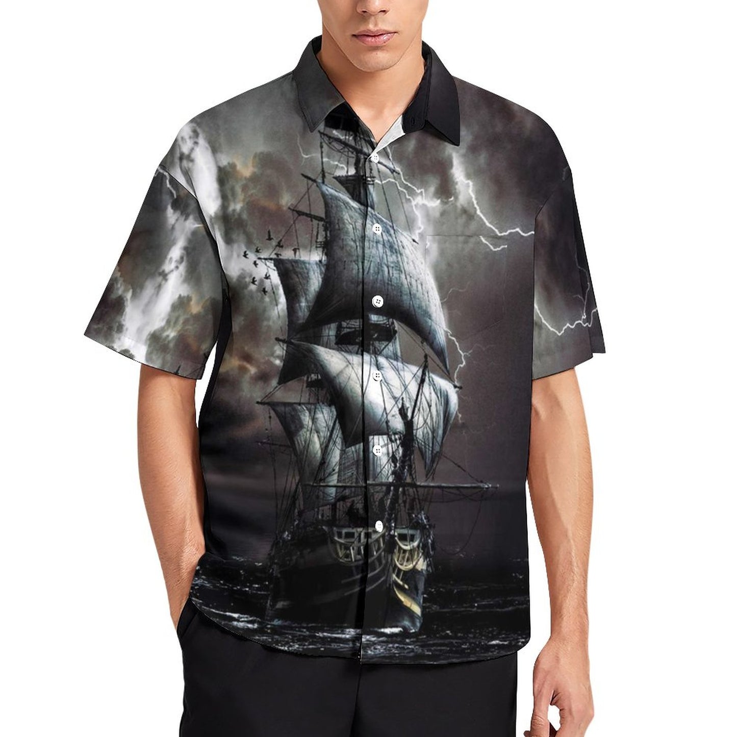 Men's Hawaiian Casual Short Sleeve Shirt 2306104248