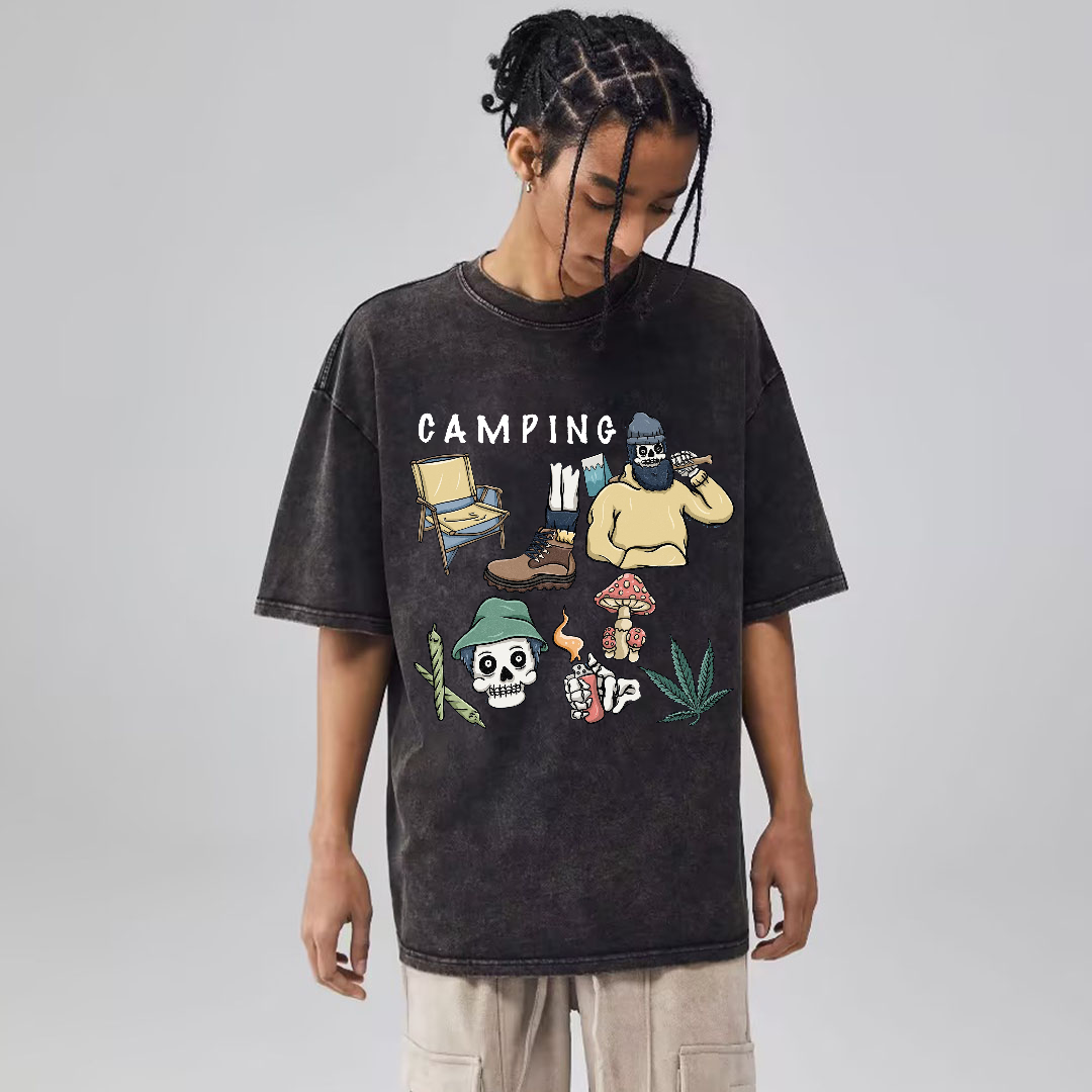 Unisex Vintage Wash Denim T-Shirts
