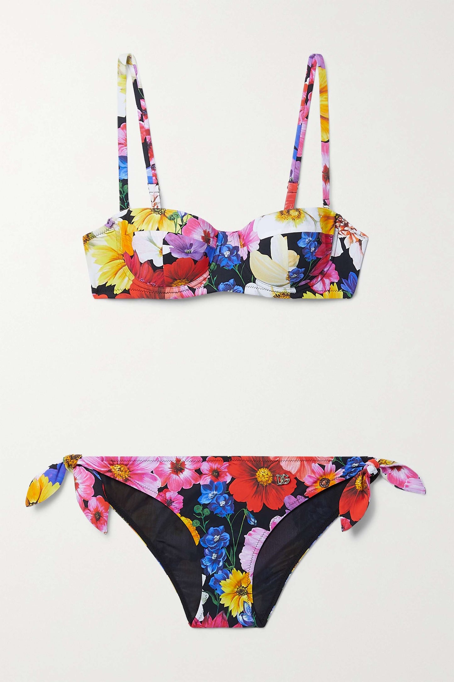 Fashion Floral Print Swimsuit and Cover Up