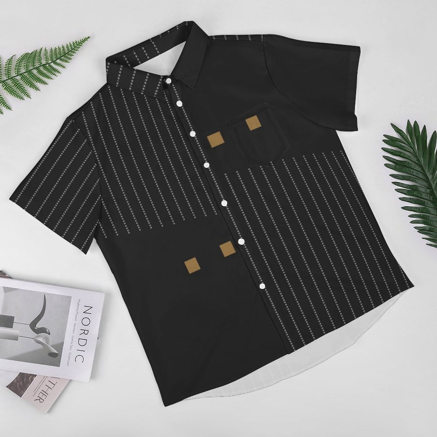 Men's Hawaiian Casual Short Sleeve Shirt 2306105176