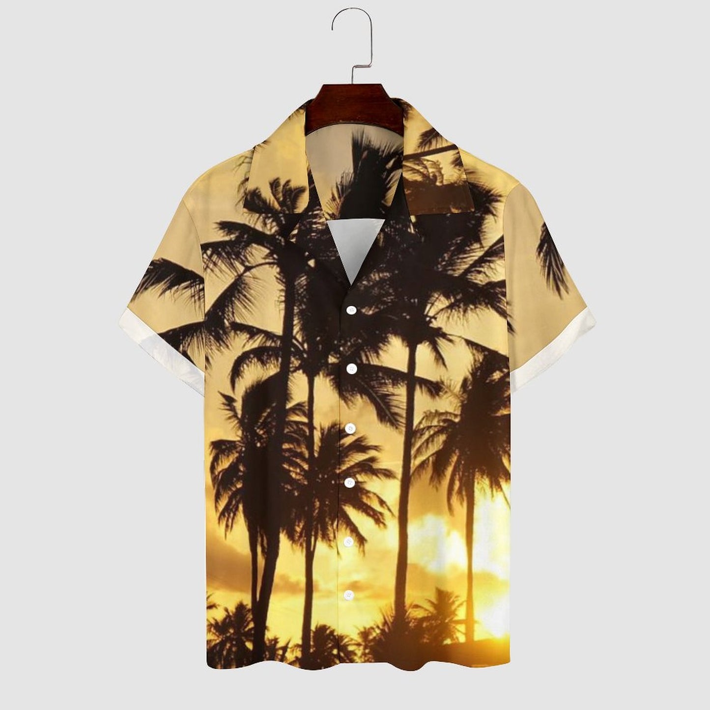 Men's Hawaiian Print Casual Shirt 2304107432