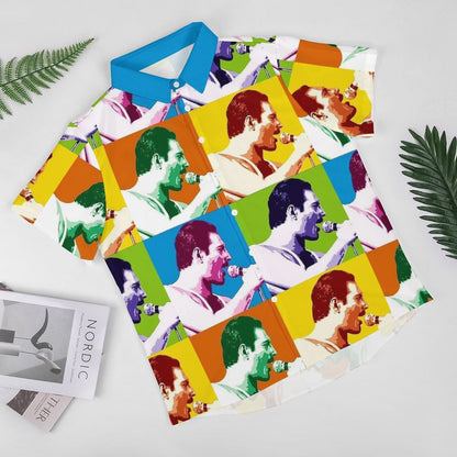 Men's Fashion Casual Printed Short Sleeve Shirts 2306102227