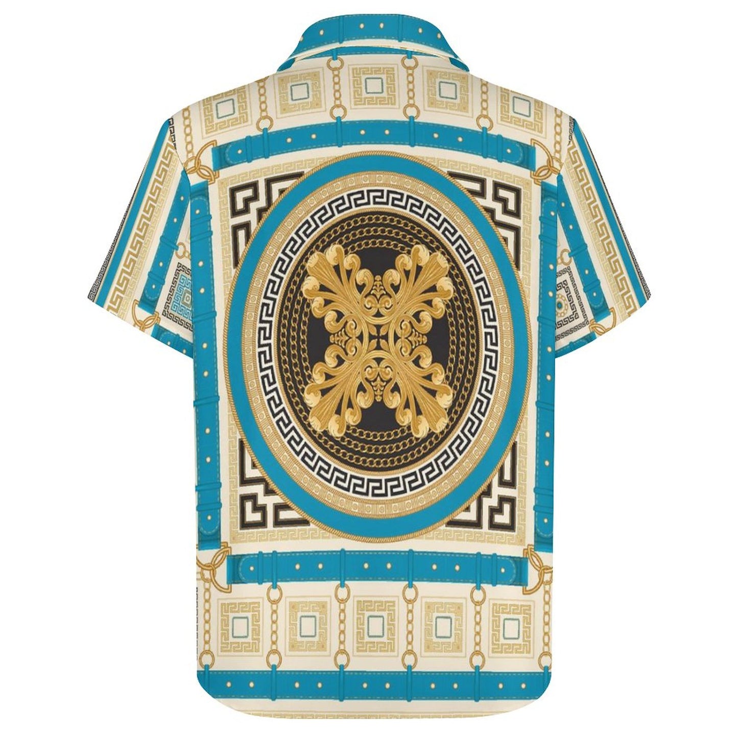 Men's Fashion Casual Printed Short Sleeve Shirts 2306100956