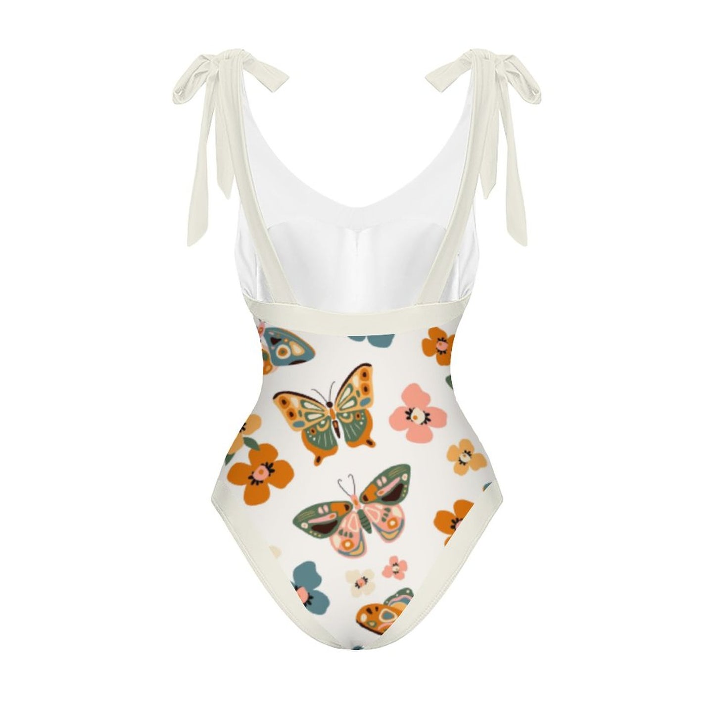 Casual Printed One-Piece Swimsuit And Cover Up 2305104271
