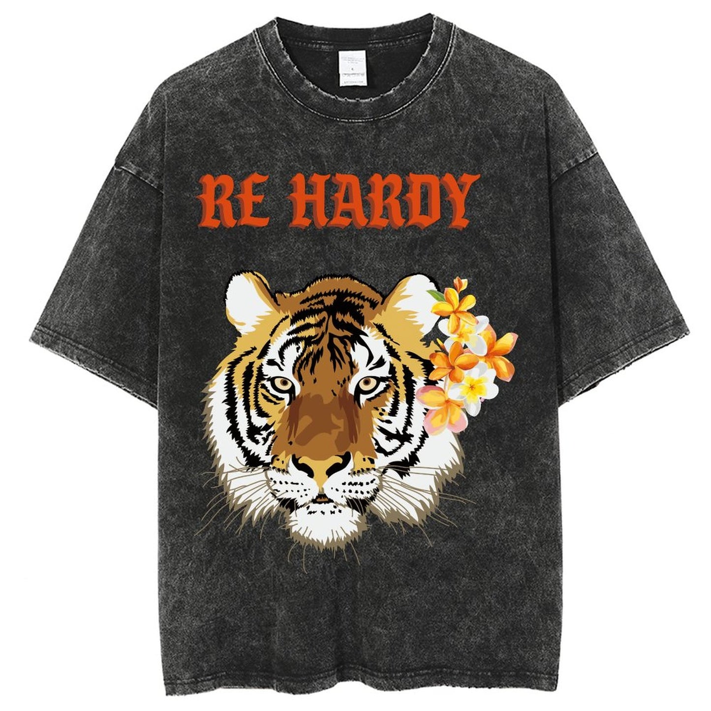 Mens Cotton Wash Solid T-Shirts Oversized Unisex Short Sleeve Streetwear Rap Hip Hop Basic Tee Tops 2305101620
