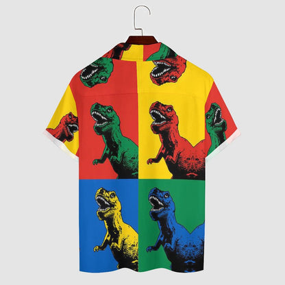Men's Hawaiian Print Casual Shirt 2304105721