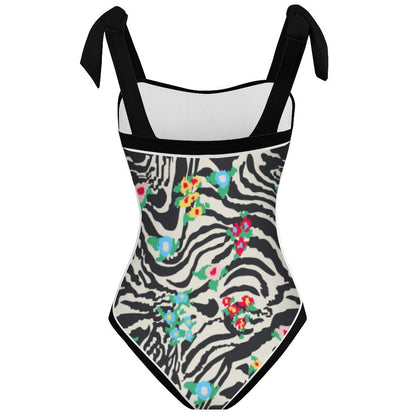 Fashion Printed One Piece Swimsuit And Cover Up 2305104590