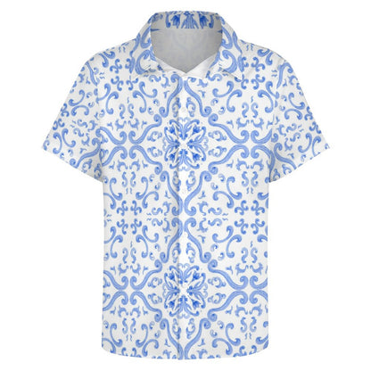 Men's Fashion Casual Printed Short Sleeve Shirts 2306100451