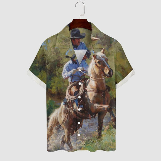 Men's Hawaiian Casual Short Sleeve Shirt 2305101799