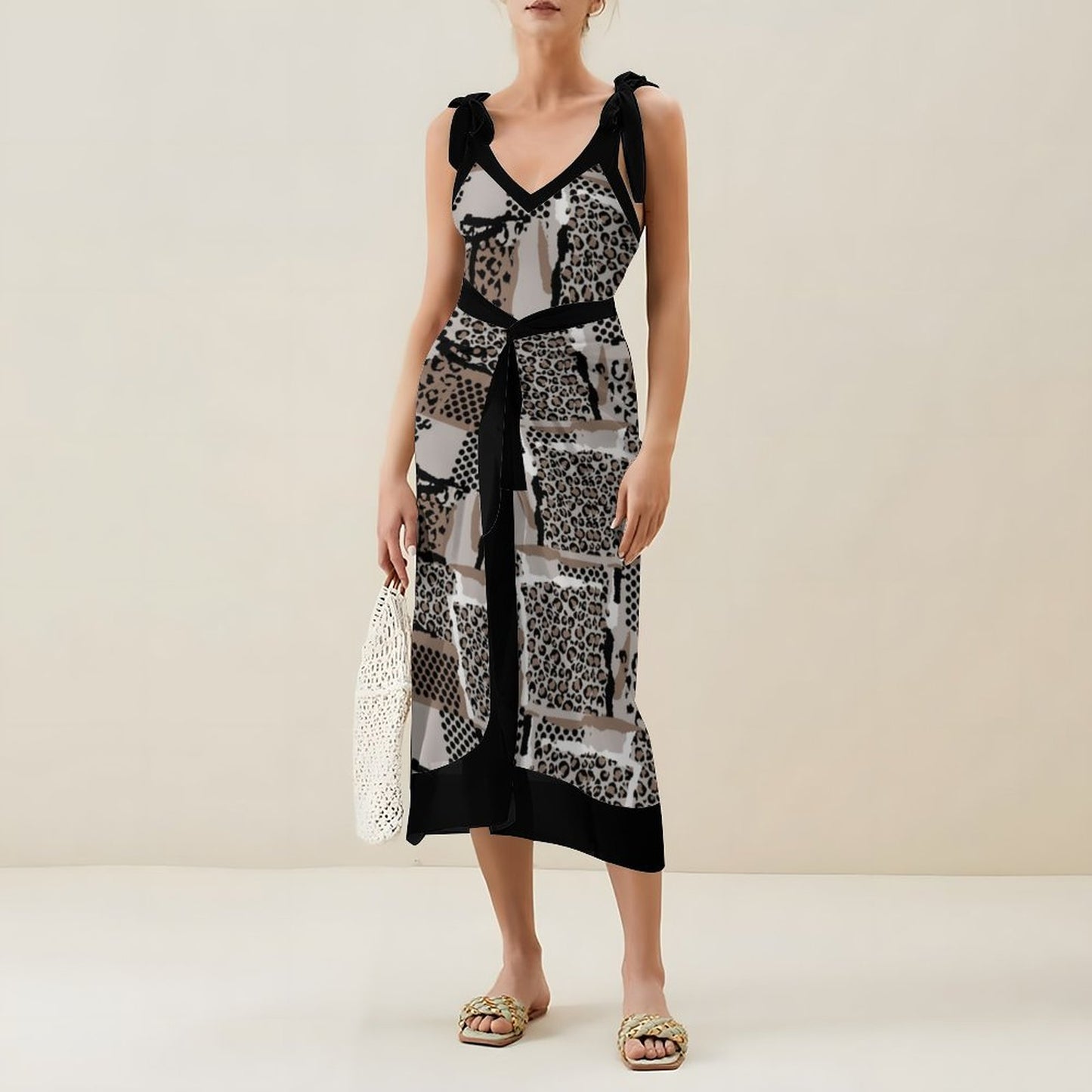 Casual Printed One-Piece Swimsuit And Cover Up 2305102879