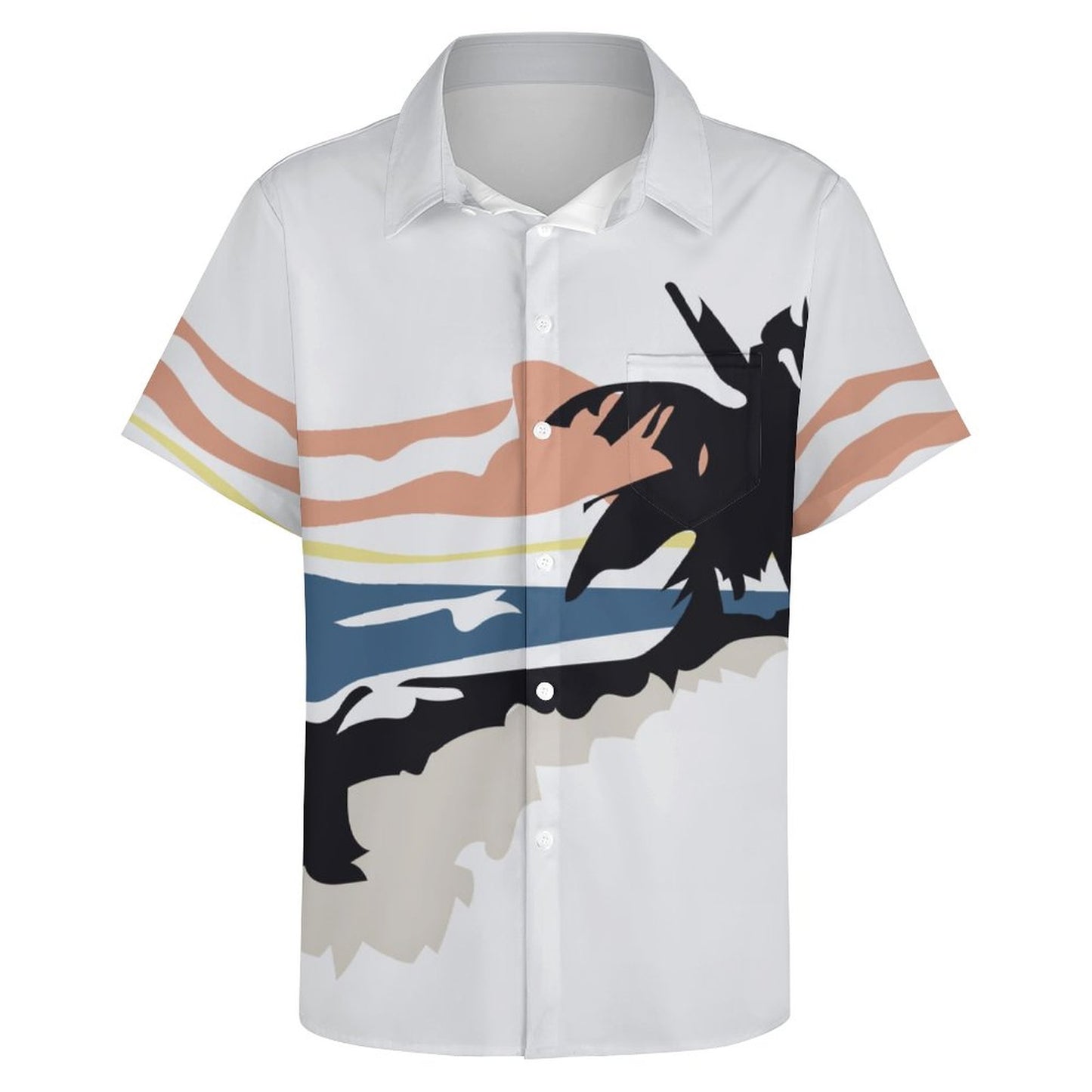 Men's Hawaiian Casual Short Sleeve Shirt 2306105174