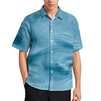 Men's Hawaiian Print Resort Shirt 2304109876