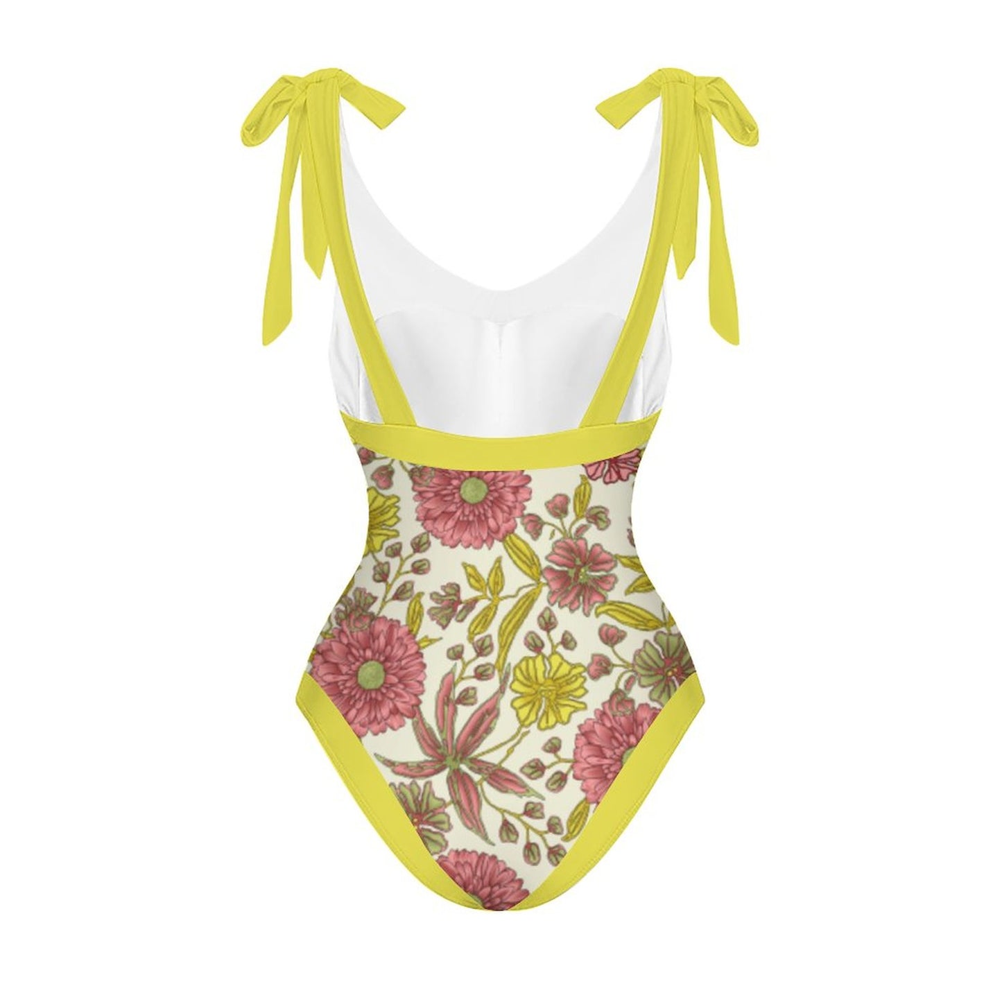 Casual Printed One-Piece Swimsuit And Cover Up 2305102407