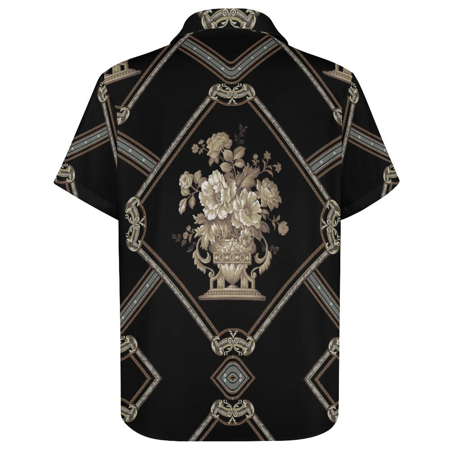 Men's Fashion Casual Printed Short Sleeve Shirts 2306101353