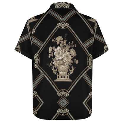 Men's Fashion Casual Printed Short Sleeve Shirts 2306101353