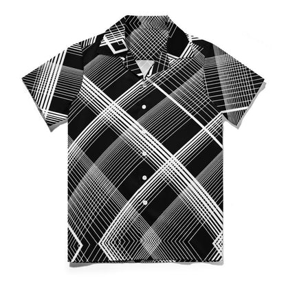 Men Hawaiian Casual Short Sleeve Shirt 2307100354