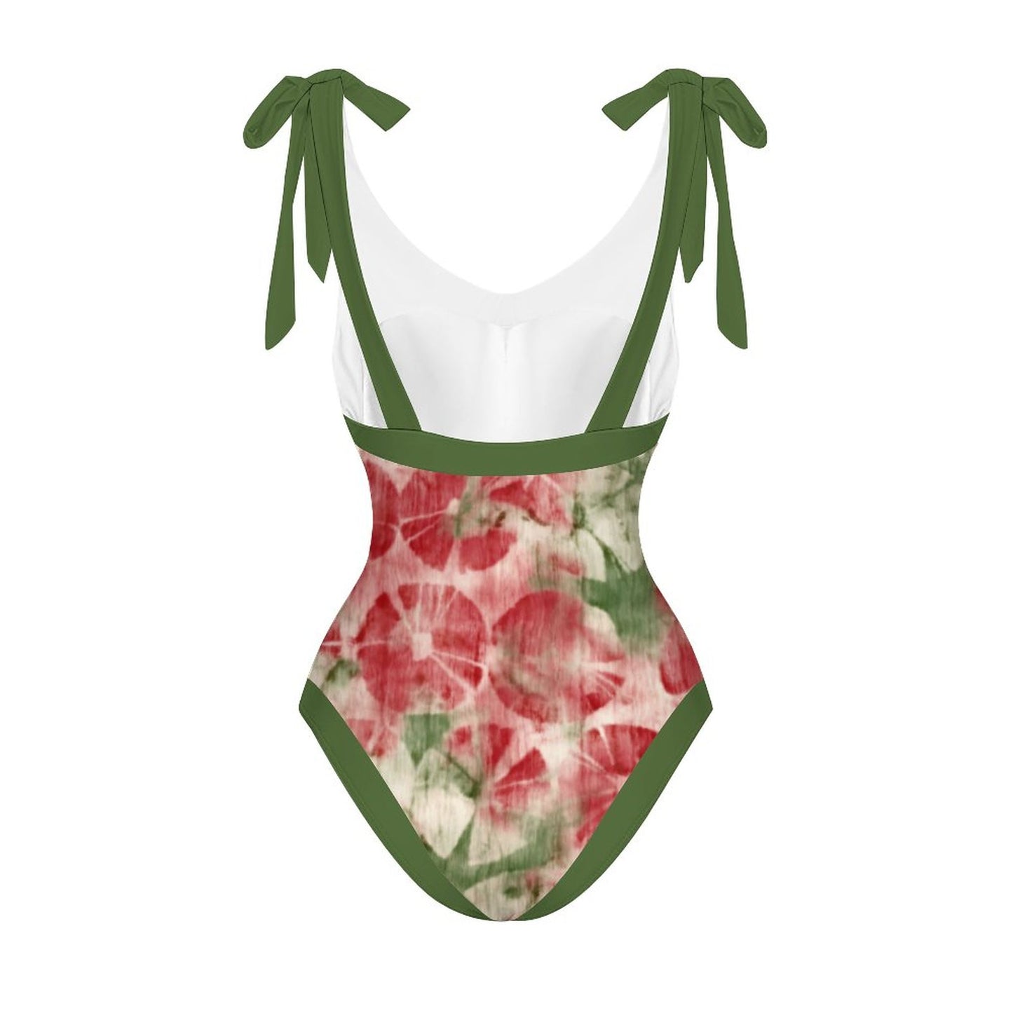 Casual Printed One-Piece Swimsuit And Cover Up 2305104034
