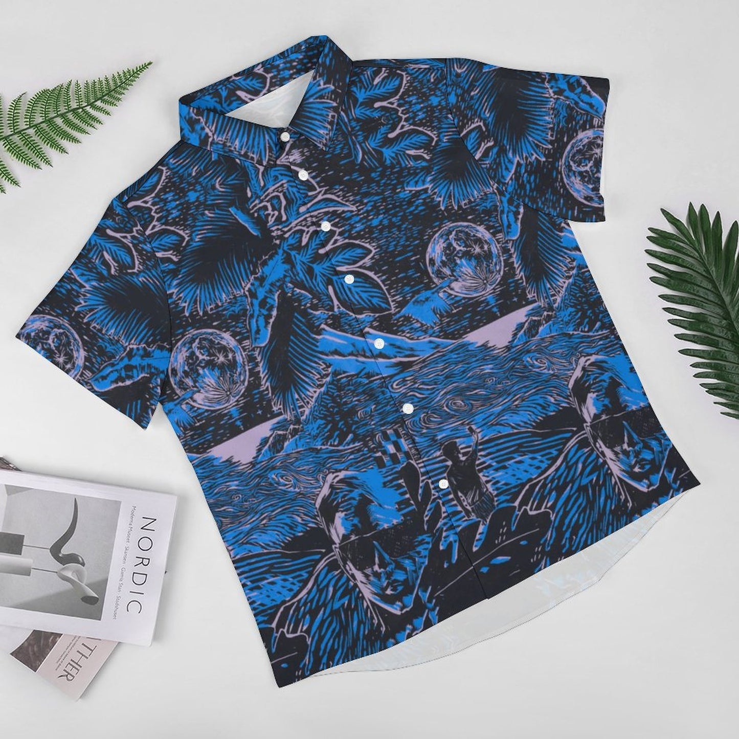 Men's Hawaiian Casual Short Sleeve Shirt 2306105301