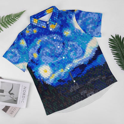Men's Hawaiian Casual Short Sleeve Shirt 2306103183