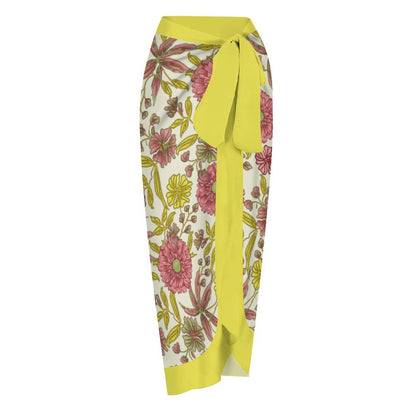 Casual Printed One-Piece Swimsuit And Cover Up 2305102407