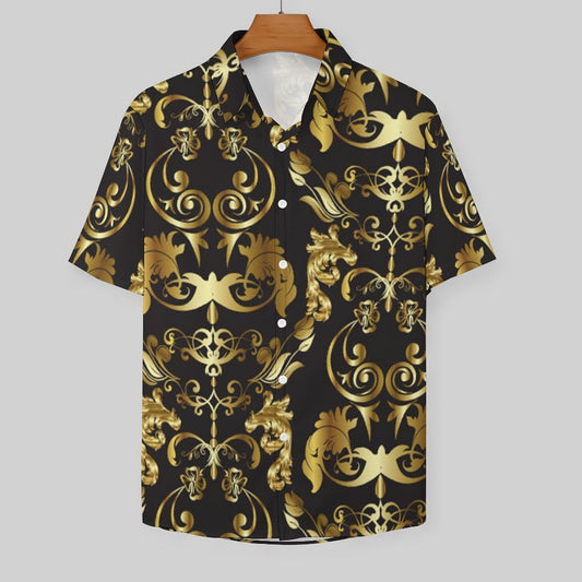 Men's Fashion Casual Printed Short Sleeve Shirts 2306100029