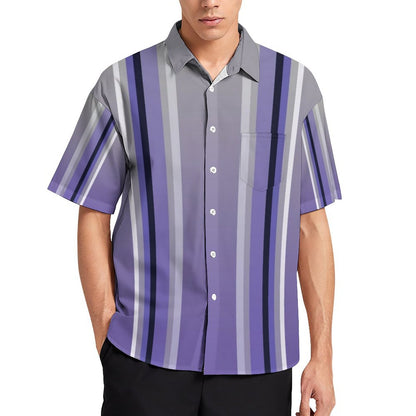 Men's Hawaiian Print Resort Shirt 2305100186
