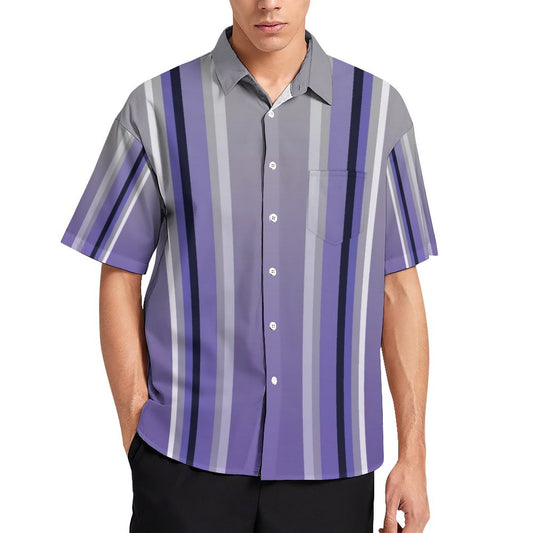 Men's Hawaiian Print Resort Shirt 2305100186