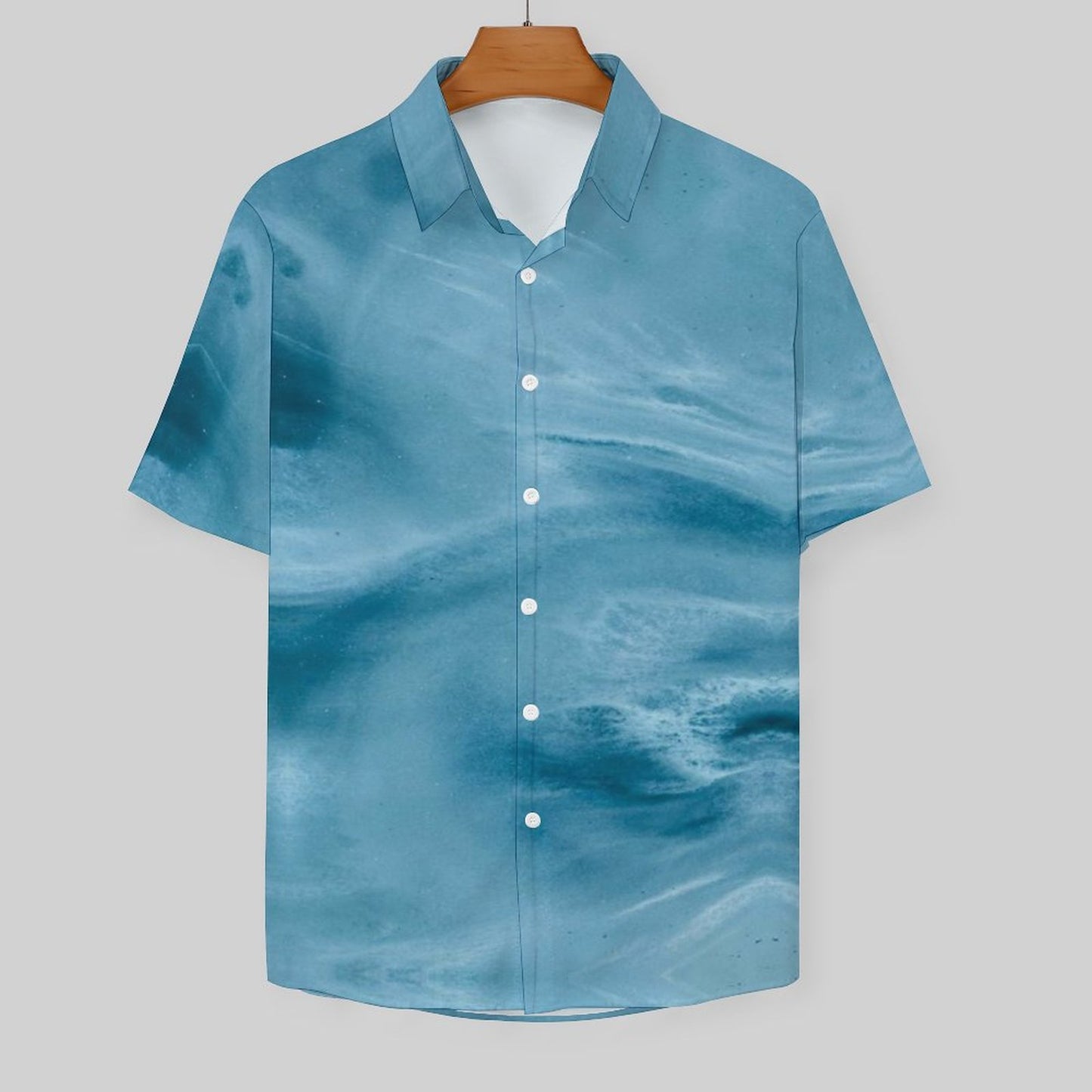 Men's Hawaiian Print Resort Shirt 2304109876