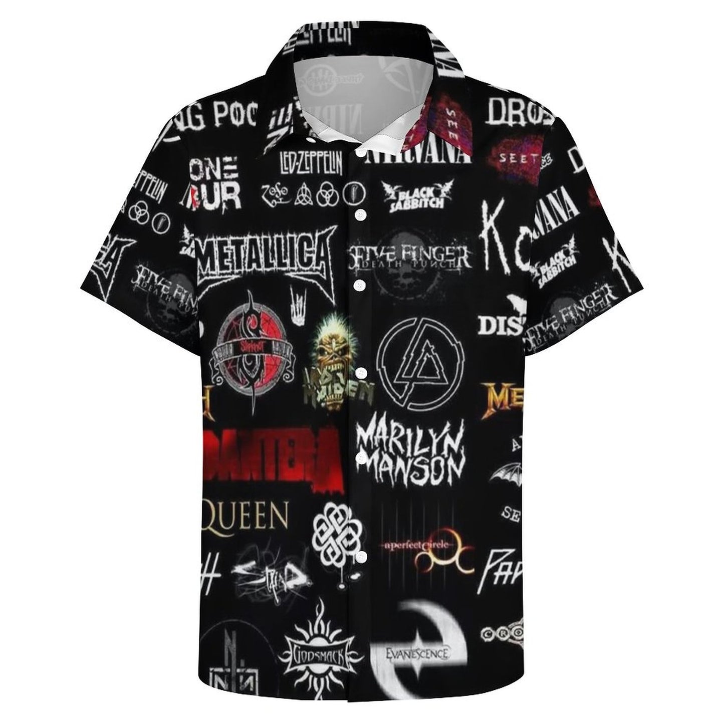 Men's Fashion Casual Printed Short Sleeve Shirts 2306101499