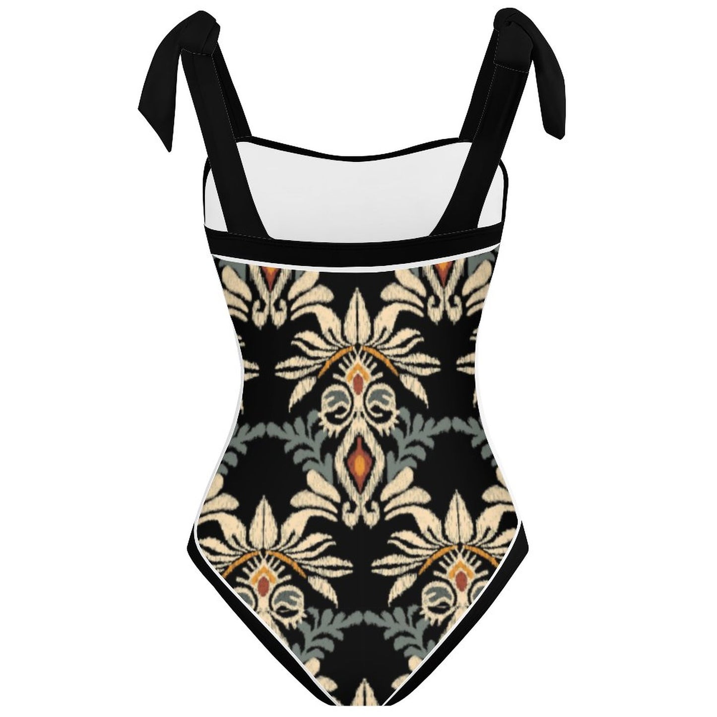Fashion Printed One Piece Swimsuit And Cover Up 2305105225